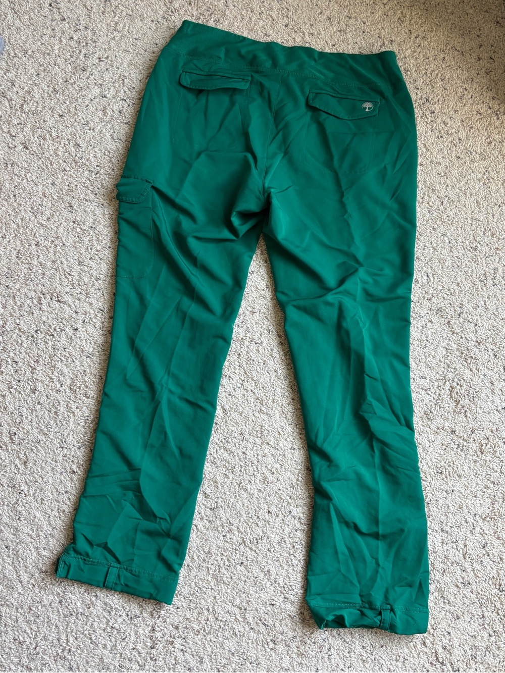 healing hands Emerald Green Women’s M Cargo Drawstring Scrub Pants HH 360 - Picture 6 of 10